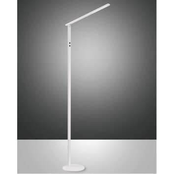 Lampadaire Fabas Luce Ideal LED Blanc, 1 lumière