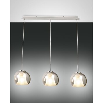 Suspension Fabas Luce Bretagna Blanc, 3 lumières