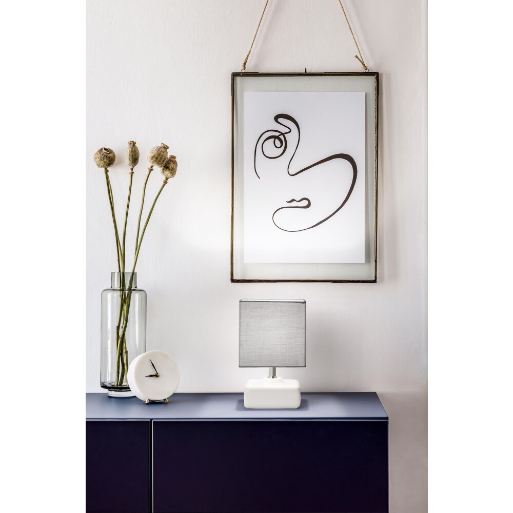 Lampe de table Fabas Luce Taro Blanc, 1 lumière main product photo