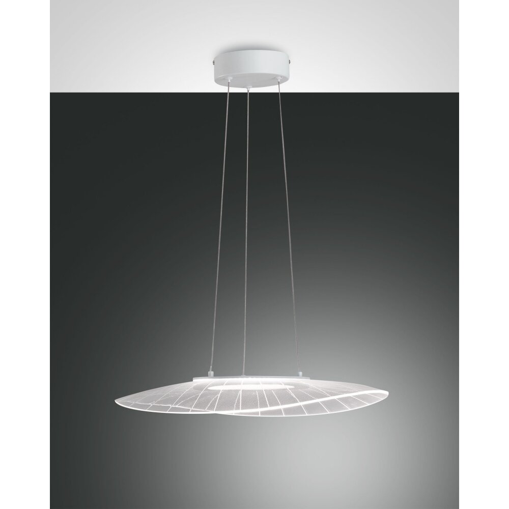 Suspension Fabas Luce Vela LED Blanc, 1 lumière main product photo