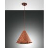 Suspension Fabas Luce Esino Bois foncé, 1 lumière