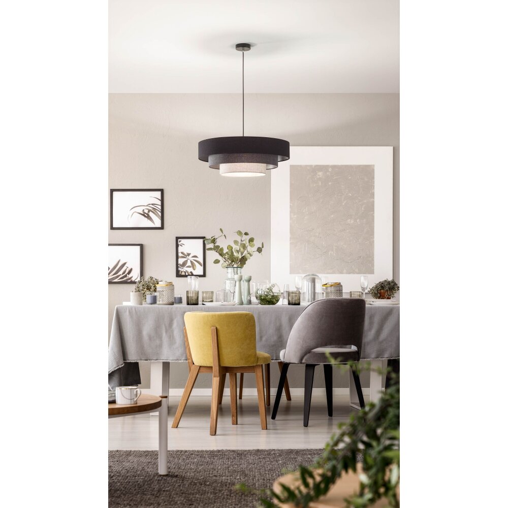 Suspension Fabas Luce Brava Noir, 1 lumière main product photo