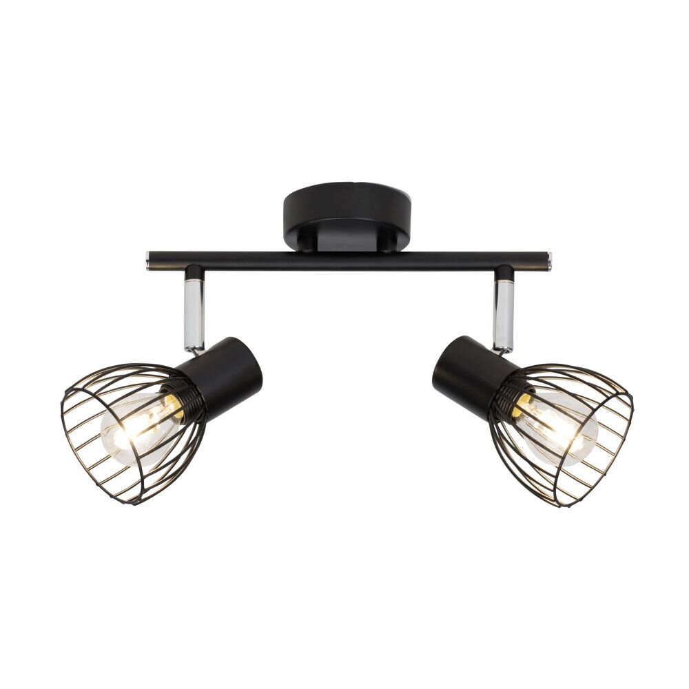 Plafonnier Brilliant Blacky Noir, 2 lumières main product photo