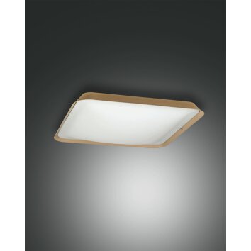 Plafonnier Fabas Luce Hugo LED Sable, 1 lumière
