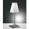 Lampe de table Fabas Luce Lucy big Nickel mat, 1 lumière