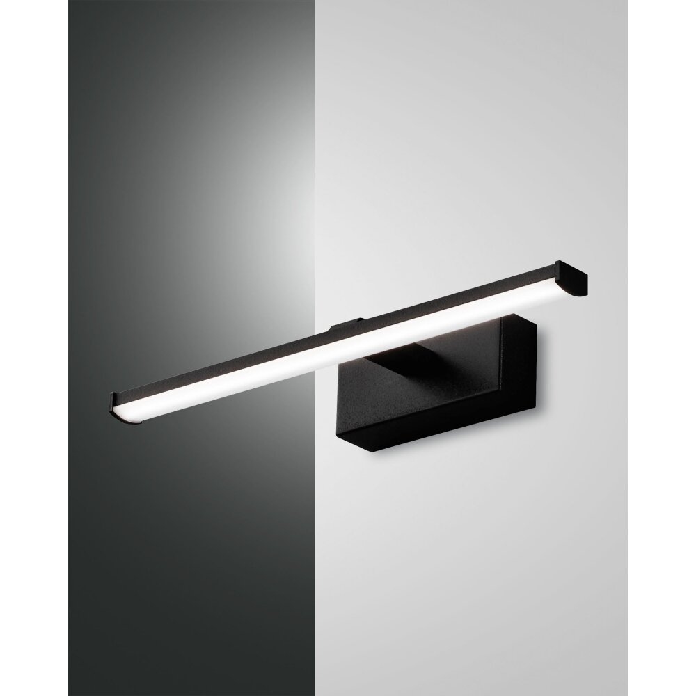 Applique murale Fabas Luce Nala LED Noir, 1 lumière main product photo