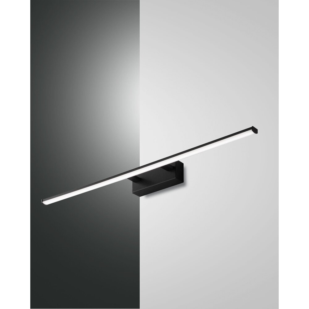 Applique murale Fabas Luce Nala LED Noir, 1 lumière main product photo