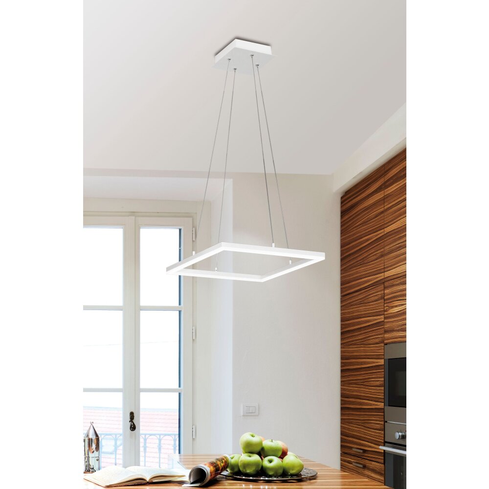 Suspension Fabas Luce Bard LED Blanc, 1 lumière main product photo