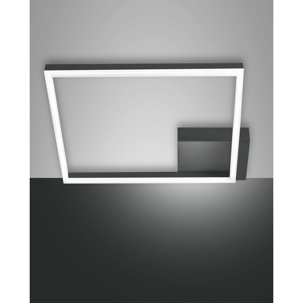 Plafonnier Fabas Luce Bard LED Anthracite, 1 lumière main product photo