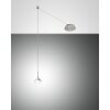 Suspension Fabas Luce Isabella LED Aluminium, Chrome, Nickel mat, 1 lumière