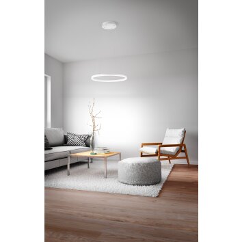 Suspension Fabas Luce Giotto LED Blanc, 2 lumières