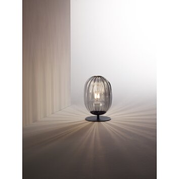Lampe de table Fabas Luce Infinity Noir, 1 lumière