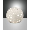 Lampe de table Fabas Luce Corvara Blanc, 1 lumière