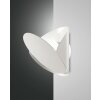 Applique murale Fabas Luce Shield LED Blanc, 1 lumière