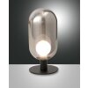 Lampe de table Fabas Luce Gubbio LED Noir, 1 lumière