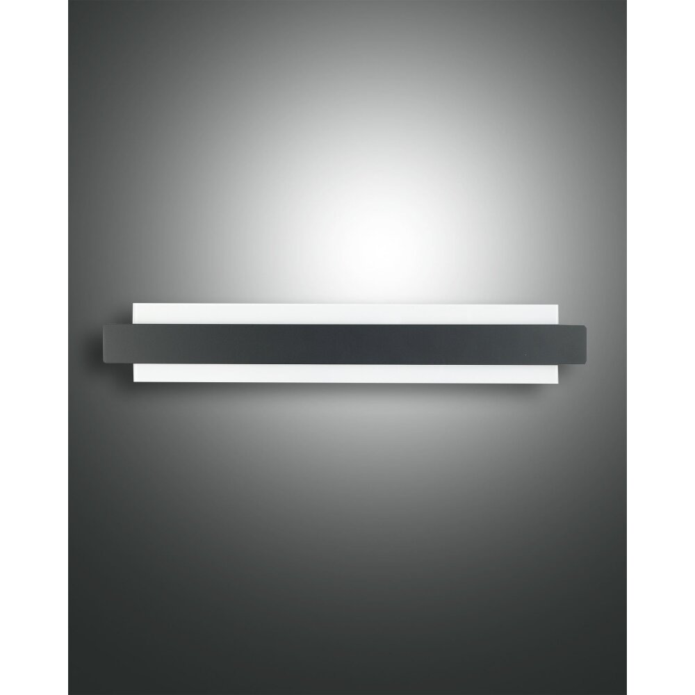 Applique murale Fabas Luce Regolo LED Noir, 1 lumière main product photo