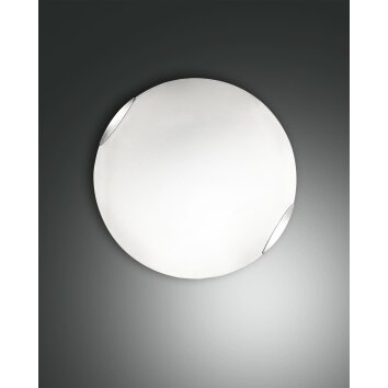 Plafonnier Fabas Luce Fox LED Blanc, 1 lumière
