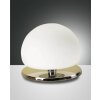 Lampe de table Fabas Luce Morgana LED Chrome, 1 lumière