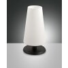 Lampe de table Fabas Luce Milady LED Noir, 1 lumière