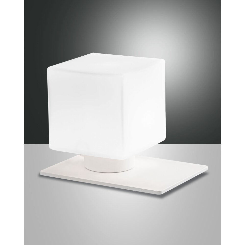 Lampe de table Fabas Luce Zara LED Blanc, 1 lumière main product photo