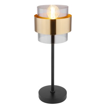 Lampe de table Globo MILLEY Noir, 1 lumière