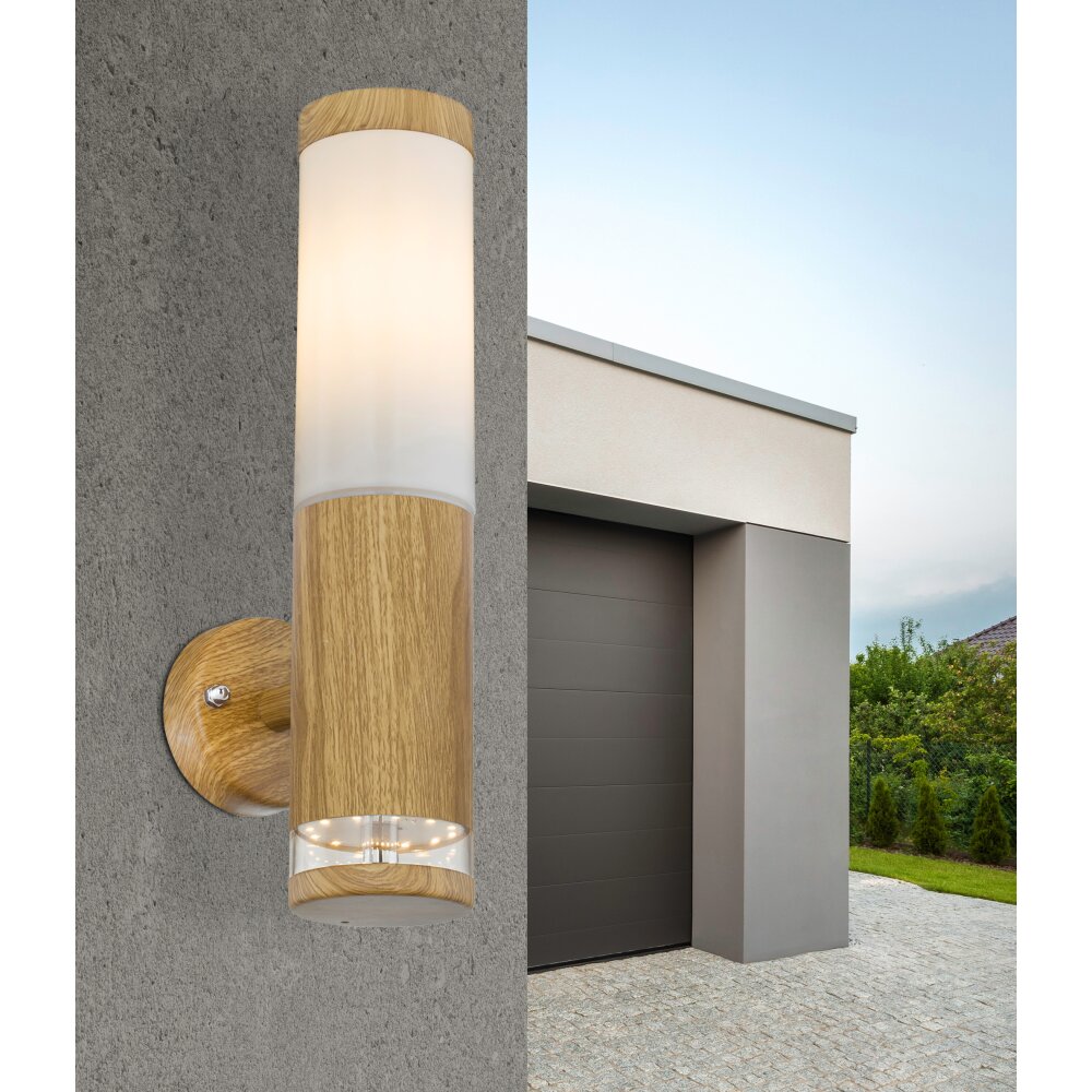 Applique murale d'extérieur Globo JAICY Couleur bois, 1 lumière main product photo