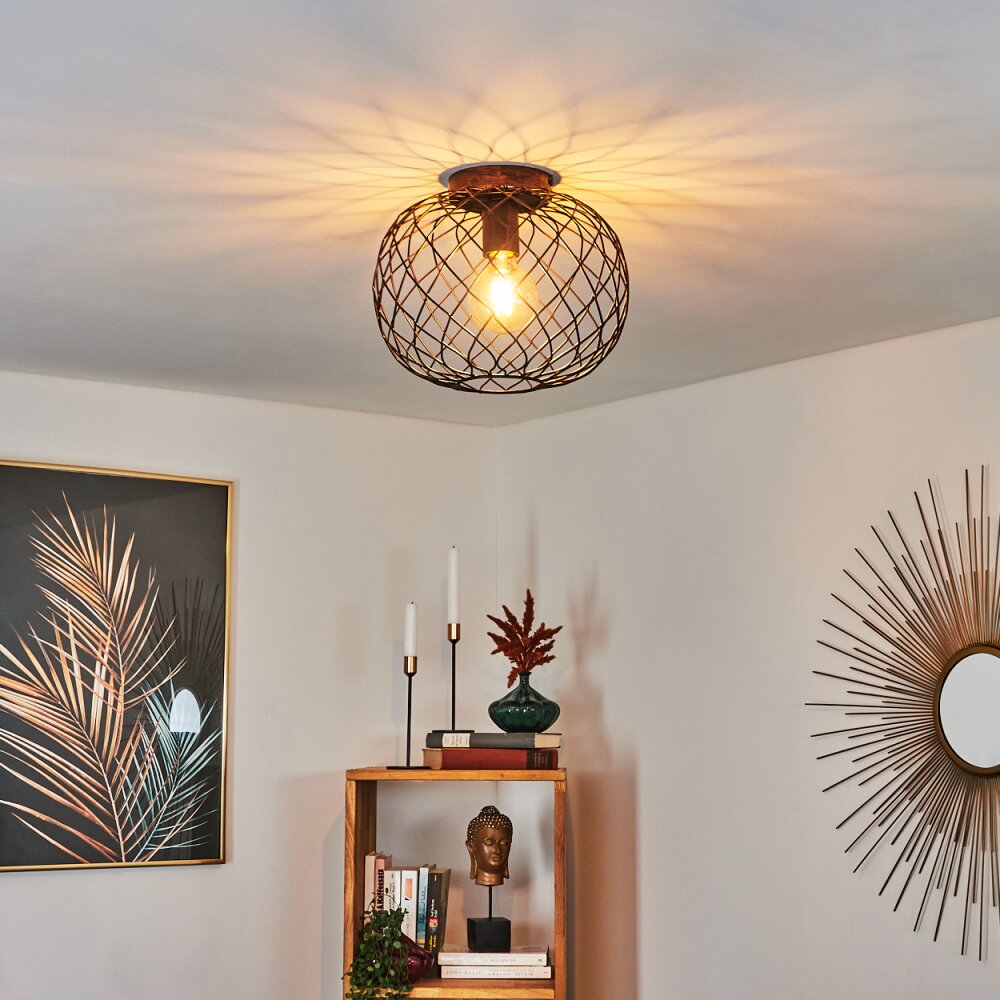Plafonnier Nordslesvig Bronze, Noir, 1 lumière main product photo
