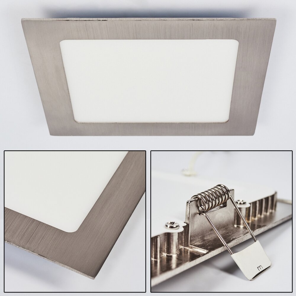 Spot encastrable Finsrud LED Nickel mat, 1 lumière main product photo