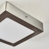 Plafonnier Finsrud LED Nickel mat, 1 lumière