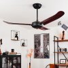 Ventilateur de plafond Virrik Brun, Noir, Télécommandes