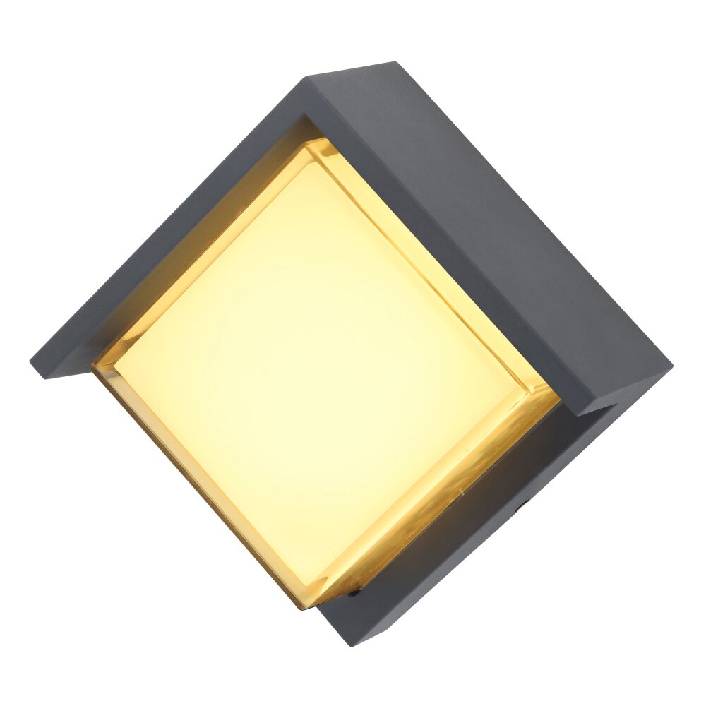 Applique murale d'extérieur Globo JALLA LED Anthracite, 1 lumière main product photo
