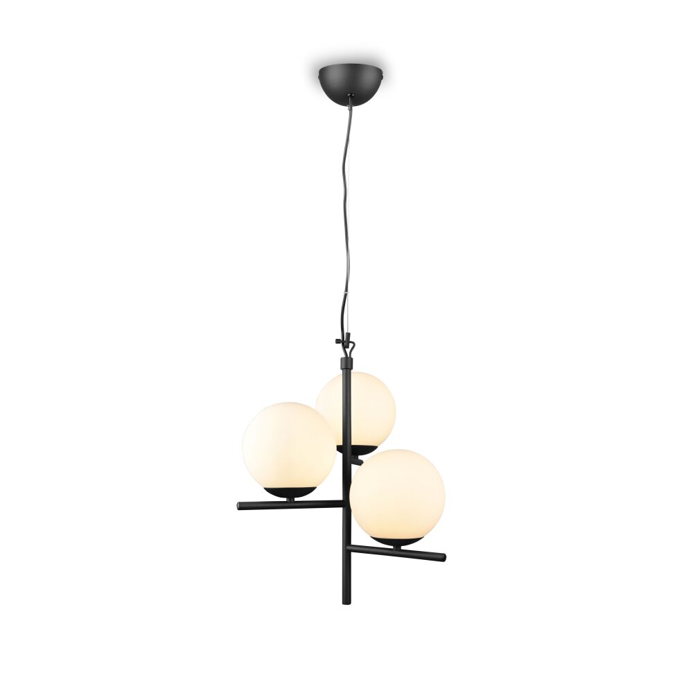 Suspension Trio Pure Noir, 3 lumières main product photo
