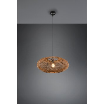 Suspension Trio Hedda Noir, 1 lumière