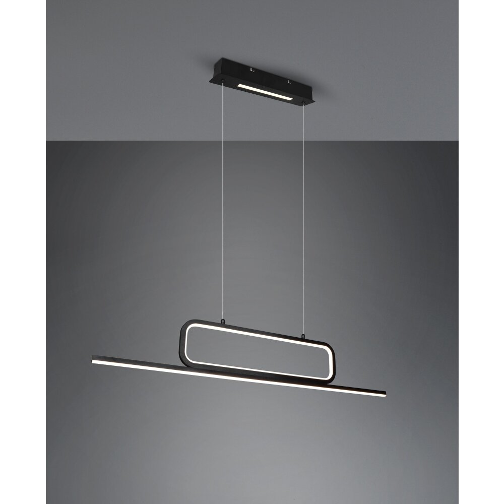 Suspension Trio Aick LED Noir, 1 lumière main product photo
