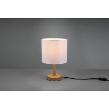 Lampe de table Trio Korba Brun, 1 lumière