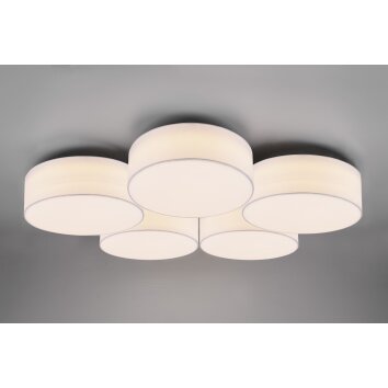 Plafonnier Trio Lugano LED Blanc, 1 lumière