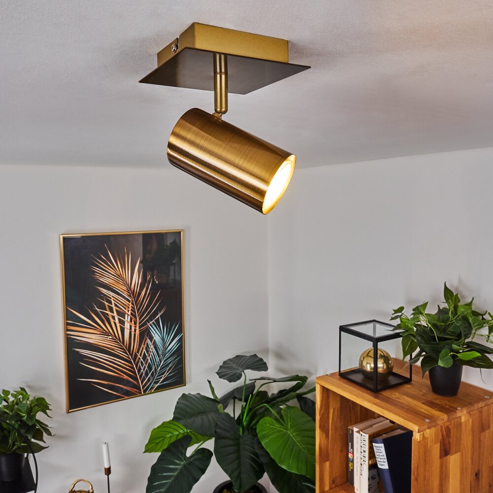 Plafonnier Zuoz Vieux laiton, 1 lumière main product photo