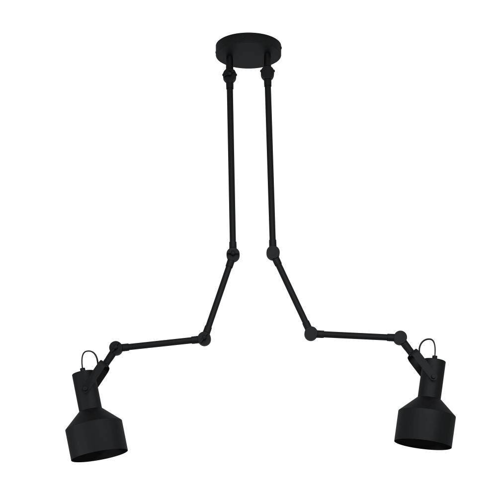 Plafonnier Eglo-Leuchten TAKELEY Noir, 2 lumières main product photo
