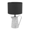 Lampe de table Eglo-Leuchten KENSAL Gris, Noir, 1 lumière Lampe de table Eglo-Leuchten KENSAL Gris, Noir, 1 lumière