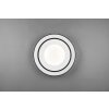 Plafonnier Reality Arco LED Noir, 1 lumière, Télécommandes, Changeur de couleurs