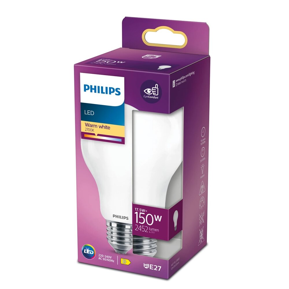 LED E27 17,5 Watt 2700 Kelvin 2452 Lumen Philips main product photo