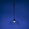 Suspension Leuchten-Direkt DAVID LED Noir, 1 lumière, Télécommandes, Changeur de couleurs