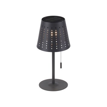 Lampe de table Leuchten-Direkt MANDY LED Anthracite, 1 lumière