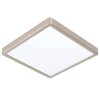 Plafonnier Eglo-Leuchten FUEVA-Z LED Nickel mat, 1 lumière