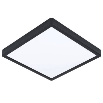 Plafonnier Eglo-Leuchten FUEVA-Z LED Noir, 1 lumière