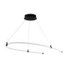 Suspension Eglo-Leuchten ALAMEDILLA LED Noir, 1 lumière