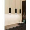 Suspension Eglo-Leuchten BUTRANO LED Noir, Argenté, 3 lumières