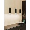 Suspension Eglo-Leuchten BUTRANO LED Noir, Argenté, 3 lumières