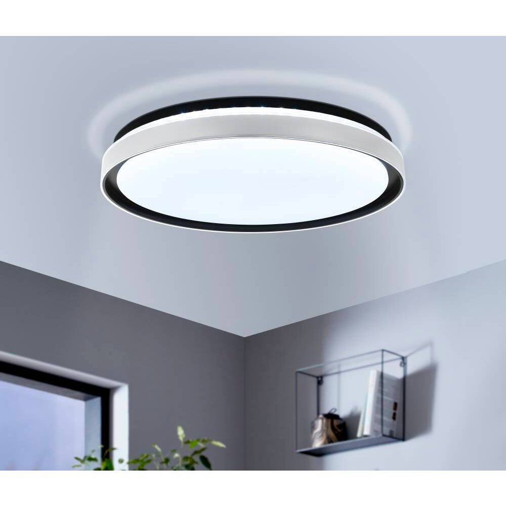 Plafonnier Eglo-Leuchten SELUCI LED Noir, 1 lumière main product photo