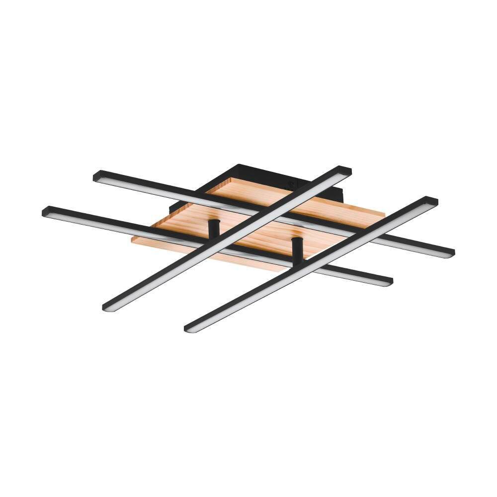 Plafonnier Eglo-Leuchten MARINELLO LED Brun, Noir, 1 lumière main product photo